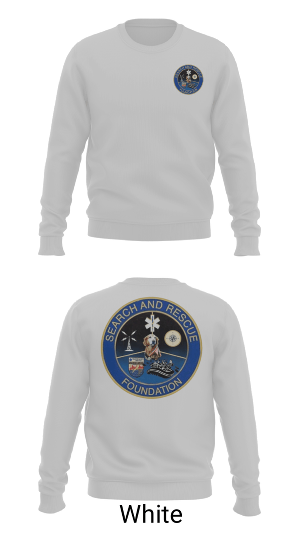 Crew Neck Sweatshirt, Search & Rescue Foundation, , Teamtime, Team time, sublimation, custom sports apparel, team uniforms, spirit wear, spiritwear, sports uniforms, custom shirts, team store, custom team store, fundraiser sports, apparel fundraiser