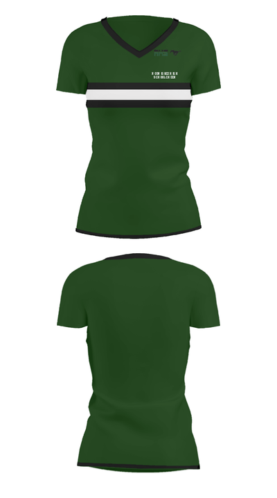 Rodriguez High School Cheer 80839251 Women's Short Sleeve V-neck Shirt - 15