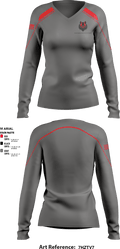 Ragnarok Ordnance Works 90237354 Women's Long Sleeve V-neck Shirt - 3