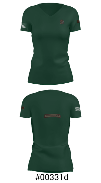 818 MSAS 69341067 Women's Short Sleeve V-neck Shirt - 4