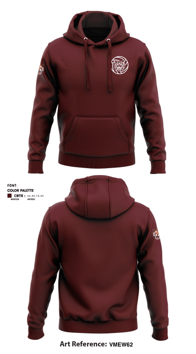 West Bridgewater High School Volleyball 90318455 Hoodie - 2