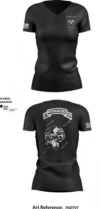 Women's Short Sleeve Vneck Shirt, Tyler McCourt     37171288, Army, Teamtime, Team time, sublimation, custom sports apparel, team uniforms, spirit wear, spiritwear, sports uniforms, custom shirts, team store, custom team store, fundraiser sports, apparel fundraiser