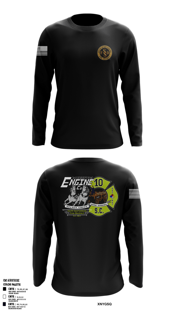 Long Sleeve Performance Shirt, South Spartanburg Fire District, Fire Department, Teamtime, Team time, sublimation, custom sports apparel, team uniforms, spirit wear, spiritwear, sports uniforms, custom shirts, team store, custom team store, fundraiser sports, apparel fundraiser