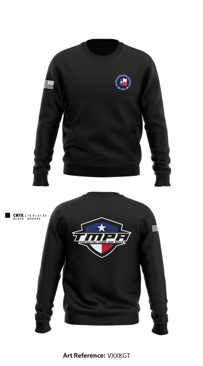 Texas Municipal Police Association 6518461 Crew Neck Sweatshirt - 1