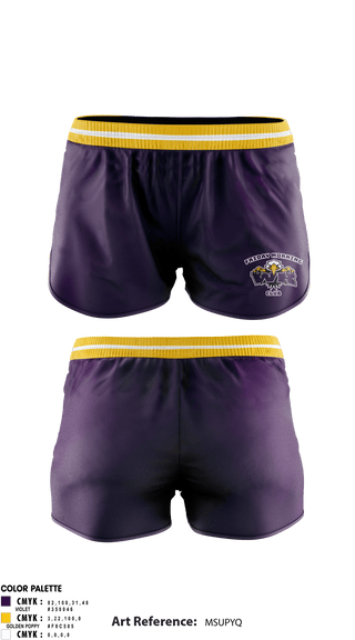 Women's Shorts, Wood River High School Cheer, Cheer, Teamtime, Team time, sublimation, custom sports apparel, team uniforms, spirit wear, spiritwear, sports uniforms, custom shirts, team store, custom team store, fundraiser sports, apparel fundraiser