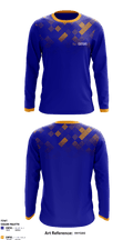 Gautier Middle School Gators 72508692 Long Sleeve Performance Shirt - 1