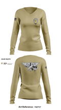 Salisbury Police Special Response Team 23814331 Women's Long Sleeve V-neck Shirt - 3