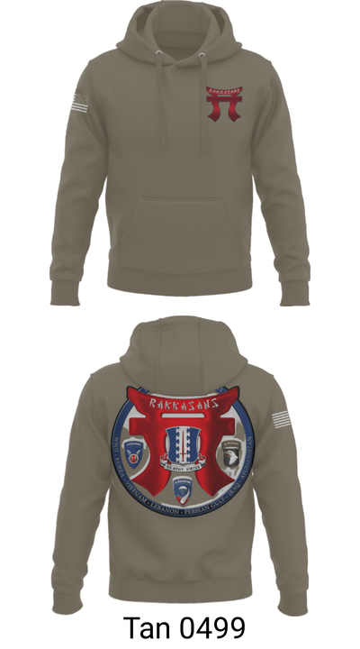 3-187 Rakkasans 16678099 Hoodie - 47