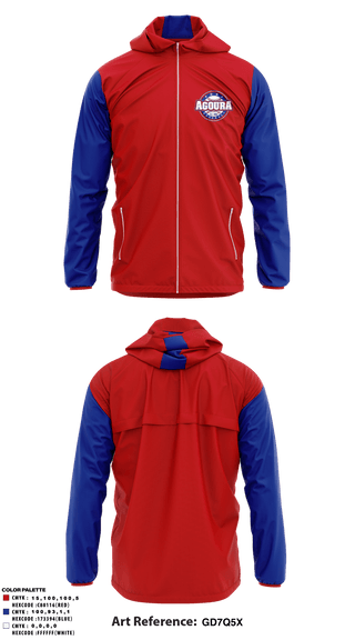 Windbreaker, Agoura Pony Baseball, Baseball, Teamtime, Team time, sublimation, custom sports apparel, team uniforms, spirit wear, spiritwear, sports uniforms, custom shirts, team store, custom team store, fundraiser sports, apparel fundraiser