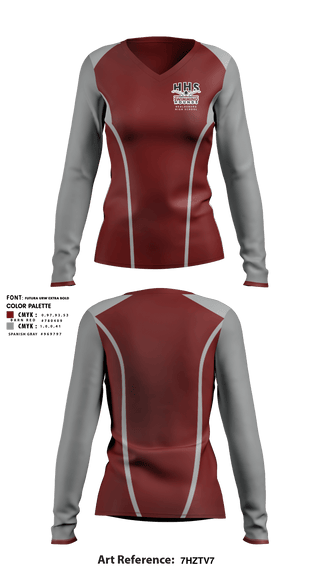 Women's Long Sleeve Vneck Shirt, Healdsburg Senior High School Swimming, Swimming, Teamtime, Team time, sublimation, custom sports apparel, team uniforms, spirit wear, spiritwear, sports uniforms, custom shirts, team store, custom team store, fundraiser sports, apparel fundraiser