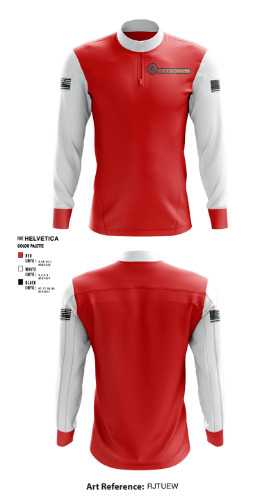 CITY DONUTS 48128680 Quarter Zip Jacket - 2