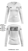 K9 Unit 27578074 Women's Long Sleeve V-neck Shirt - 8