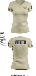 Henry County S.E.R.T. 87395571 Women's Short Sleeve V-neck Shirt - 5