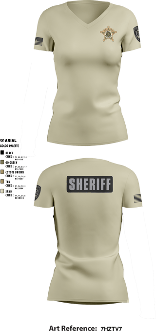 Women's Short Sleeve Vneck Shirt, , Police, Teamtime, Team time, sublimation, custom sports apparel, team uniforms, spirit wear, spiritwear, sports uniforms, custom shirts, team store, custom team store, fundraiser sports, apparel fundraiser