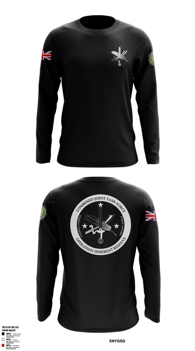 CJTF-OIR PAO 87196847 Long Sleeve Performance Shirt - 52
