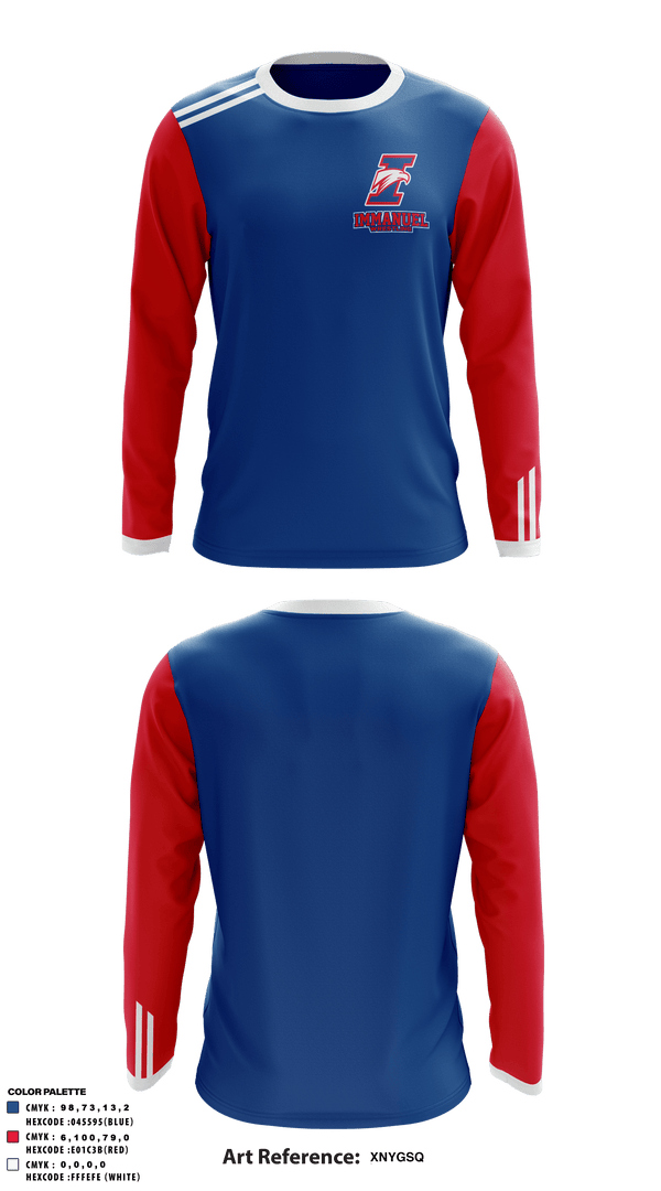 Long Sleeve Performance Shirt, Immanuel High School Wrestling, Wrestling, Teamtime, Team time, sublimation, custom sports apparel, team uniforms, spirit wear, spiritwear, sports uniforms, custom shirts, team store, custom team store, fundraiser sports, apparel fundraiser