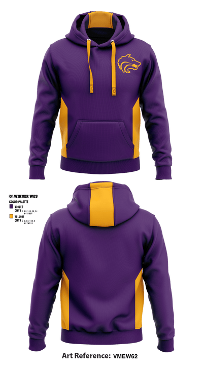 Bay City Central High School Soccer 52212503 Hoodie - 1