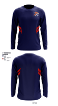 Wilson Preparatory Academy Basketball 93288962 Long Sleeve Performance Shirt - 1