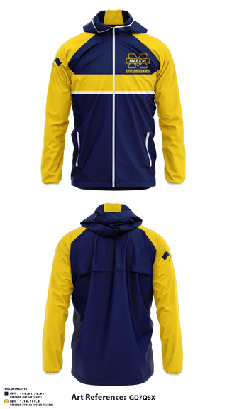 Windbreaker, Marion High School Drill, Spirit Store, Teamtime, Team time, sublimation, custom sports apparel, team uniforms, spirit wear, spiritwear, sports uniforms, custom shirts, team store, custom team store, fundraiser sports, apparel fundraiser