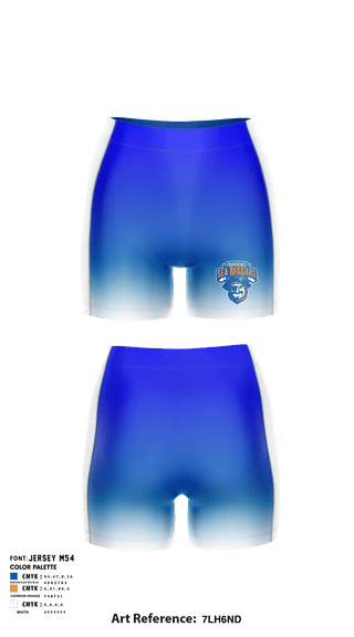 Women's Compression Shorts, Providence Christian College Volleyball, Women's Volleyball, Teamtime, Team time, sublimation, custom sports apparel, team uniforms, spirit wear, spiritwear, sports uniforms, custom shirts, team store, custom team store, fundraiser sports, apparel fundraiser