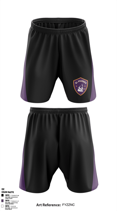 Downtown College Prep - El Primero High School 63396223 Athletic Shorts With Pockets - 2