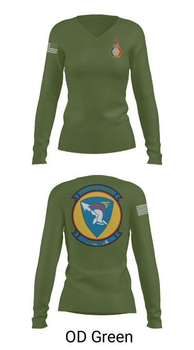 VF-106 60512083 Women's Long Sleeve V-neck Shirt - 40