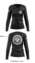 Boatswains mate 92530319 Women's Long Sleeve V-neck Shirt - 1