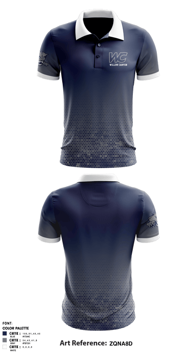 Willow Canyon High School Dance 20282945 Short Sleeve Performance Polo - 1