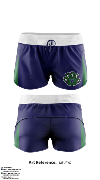 Woodgrove High School Cheer 34259448 Track Shorts - 1
