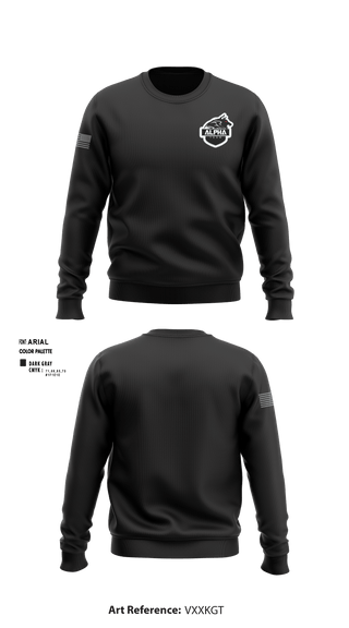 Crew Neck Sweatshirt, Alpha, , Teamtime, Team time, sublimation, custom sports apparel, team uniforms, spirit wear, spiritwear, sports uniforms, custom shirts, team store, custom team store, fundraiser sports, apparel fundraiser