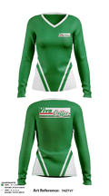 Viva coffee 5989681 Women's Long Sleeve V-neck Shirt - 1
