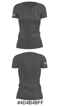 Broughal Middle School Field Hockey 85462372 Women's Short Sleeve V-neck Shirt - 24