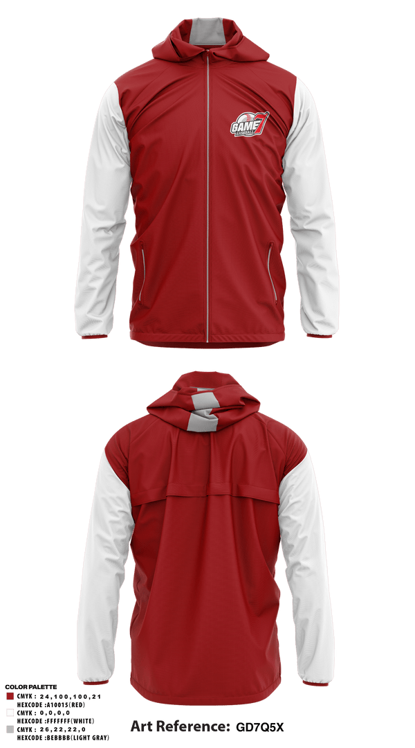 Windbreaker, Game 7 Baseball, Baseball, Teamtime, Team time, sublimation, custom sports apparel, team uniforms, spirit wear, spiritwear, sports uniforms, custom shirts, team store, custom team store, fundraiser sports, apparel fundraiser