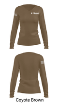 E Flight 75066901 Women's Long Sleeve V-neck Shirt - 38