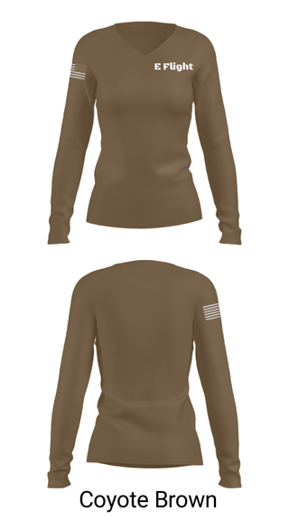 Women's Long Sleeve Vneck Shirt, , Air Force, Teamtime, Team time, sublimation, custom sports apparel, team uniforms, spirit wear, spiritwear, sports uniforms, custom shirts, team store, custom team store, fundraiser sports, apparel fundraiser