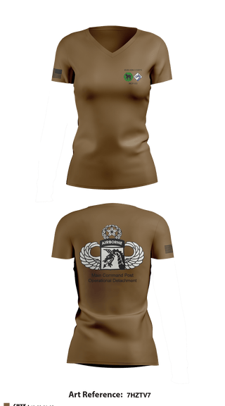 Women's Short Sleeve Vneck Shirt, , Army, Teamtime, Team time, sublimation, custom sports apparel, team uniforms, spirit wear, spiritwear, sports uniforms, custom shirts, team store, custom team store, fundraiser sports, apparel fundraiser