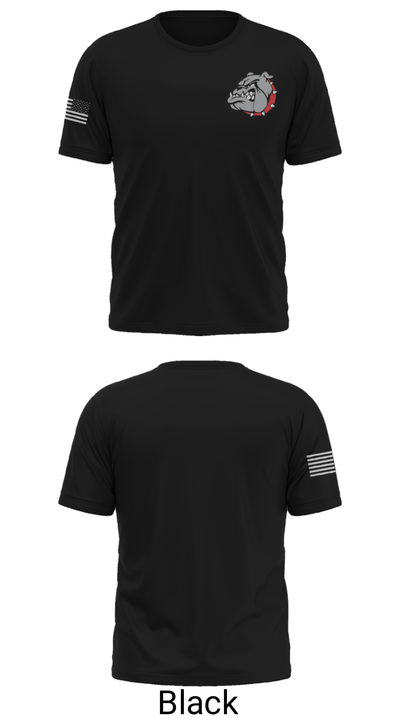 Strathmore Bulldogs 30556555 Short Sleeve Performance Shirt - 12
