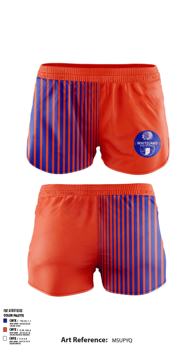 Whiteland Community High School Volleyball 82178540 Ranger Panties - 1