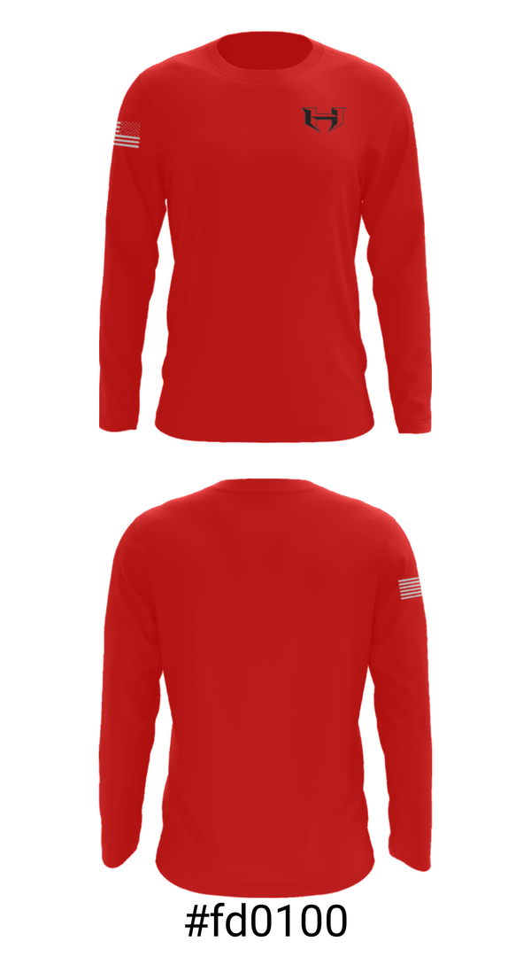 Long Sleeve Performance Shirt, Hibriten High School Wrestling, Wrestling, Teamtime, Team time, sublimation, custom sports apparel, team uniforms, spirit wear, spiritwear, sports uniforms, custom shirts, team store, custom team store, fundraiser sports, apparel fundraiser
