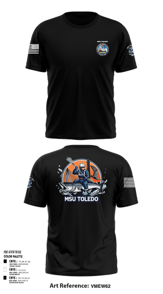 Short Sleeve Performance Shirt, MSU Toledo, Coast Guard, Teamtime, Team time, sublimation, custom sports apparel, team uniforms, spirit wear, spiritwear, sports uniforms, custom shirts, team store, custom team store, fundraiser sports, apparel fundraiser