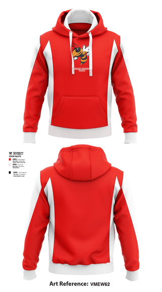 Hoodie, Yellow Jackets, Cheer, Teamtime, Team time, sublimation, custom sports apparel, team uniforms, spirit wear, spiritwear, sports uniforms, custom shirts, team store, custom team store, fundraiser sports, apparel fundraiser