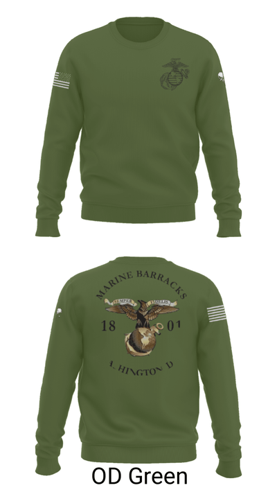 Marine Barracks Washington 7968696 Crew Neck Sweatshirt - 10