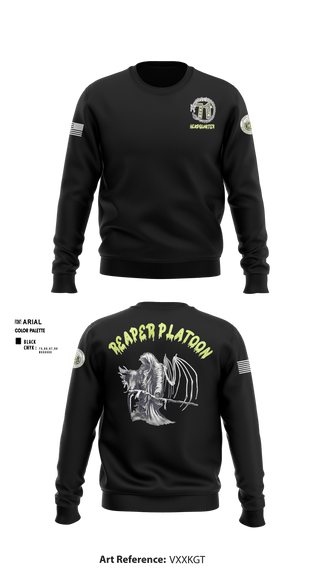 Crew Neck Sweatshirt, , Army, Teamtime, Team time, sublimation, custom sports apparel, team uniforms, spirit wear, spiritwear, sports uniforms, custom shirts, team store, custom team store, fundraiser sports, apparel fundraiser
