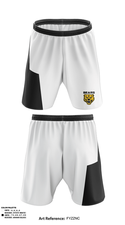 Bears 19836776 Athletic Shorts With Pockets - 1