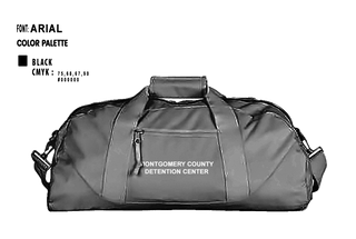 Duffle Bag, Montgomery County Detention Center, Police, Teamtime, Team time, sublimation, custom sports apparel, team uniforms, spirit wear, spiritwear, sports uniforms, custom shirts, team store, custom team store, fundraiser sports, apparel fundraiser