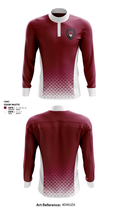The Berkeley Carroll School 22821819 Quarter Zip Jacket - 1