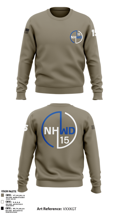 North Hollywood Division 94553177 Crew Neck Sweatshirt - 1