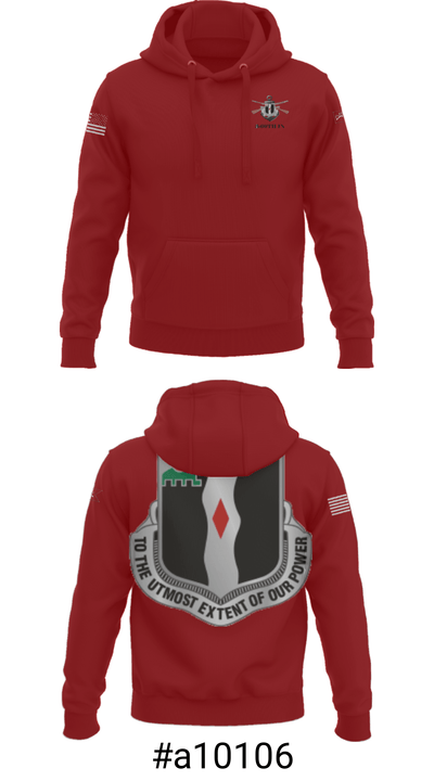 3rd Battalion 60th infantry Regiment River Raiders 94205182 Hoodie - 8
