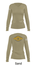 Resource Management Training Battalion 37478088 Women's Long Sleeve V-neck Shirt - 42