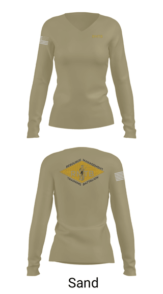 Women's Long Sleeve Vneck Shirt, , National Guard, Teamtime, Team time, sublimation, custom sports apparel, team uniforms, spirit wear, spiritwear, sports uniforms, custom shirts, team store, custom team store, fundraiser sports, apparel fundraiser